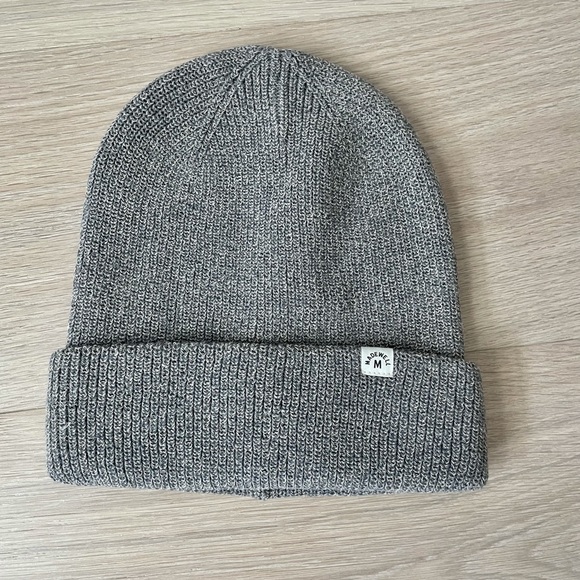 NWT Madewell resourced Recycled cotton Beanie in Coastal Granite+Gray+Rare - Picture 3 of 4